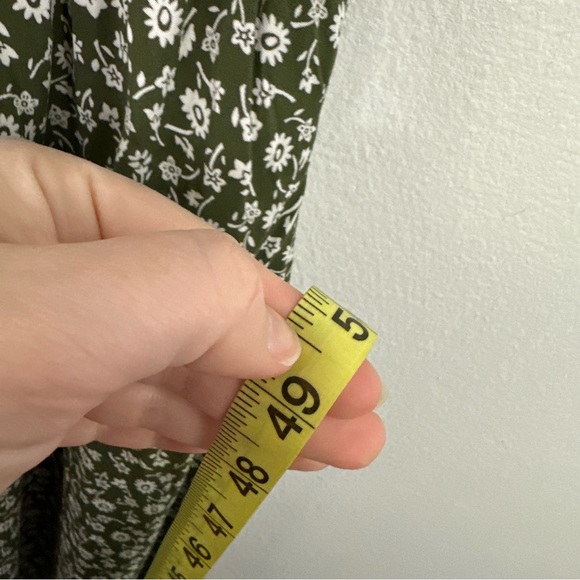 MADEWELL BUTTON FRONT MIDI CAMPEN DAISIES PRINT DRESS WOMEN'S SIZE S - Picture 6 of 7